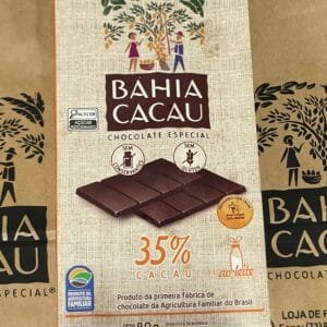 CHOCOLATE EM BARRA 35% 80G - BAHIACACAU