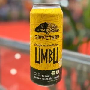 CERVEJA DE UMBU SAISON FARMHOUSE ALE LATA 473ML - GRAVETEIRO