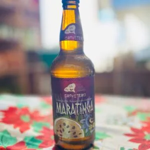 CERVEJA MARATINGA PASSION FRUIT BEER GARRAFA 500ML - GRAVETEIRO